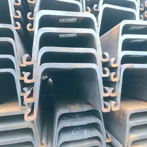 Hot rolled Carbon Steel Q420P U Type Steel Sheet Pile size steel pile sheet