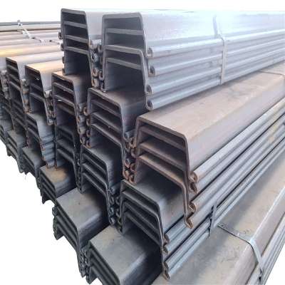 U - section riveting convex interlocking steel sheet pile